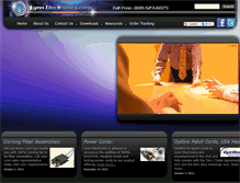 Tablet Screenshot of lynnelec.com